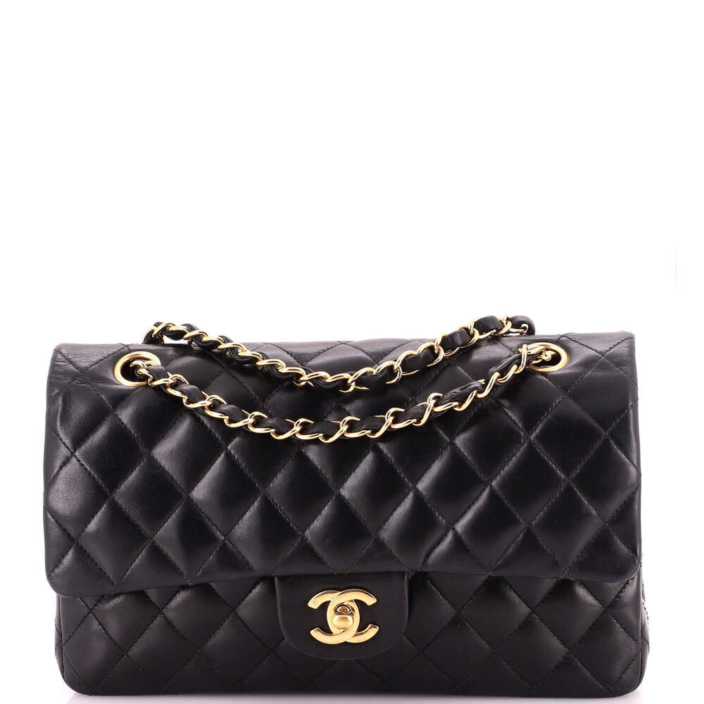 Chanel Medium Classic Double Flap Bag Quilted Lambskin